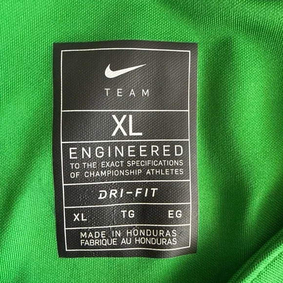 Nike Green and Yellow Men's Jersey - Picture 4 of 7